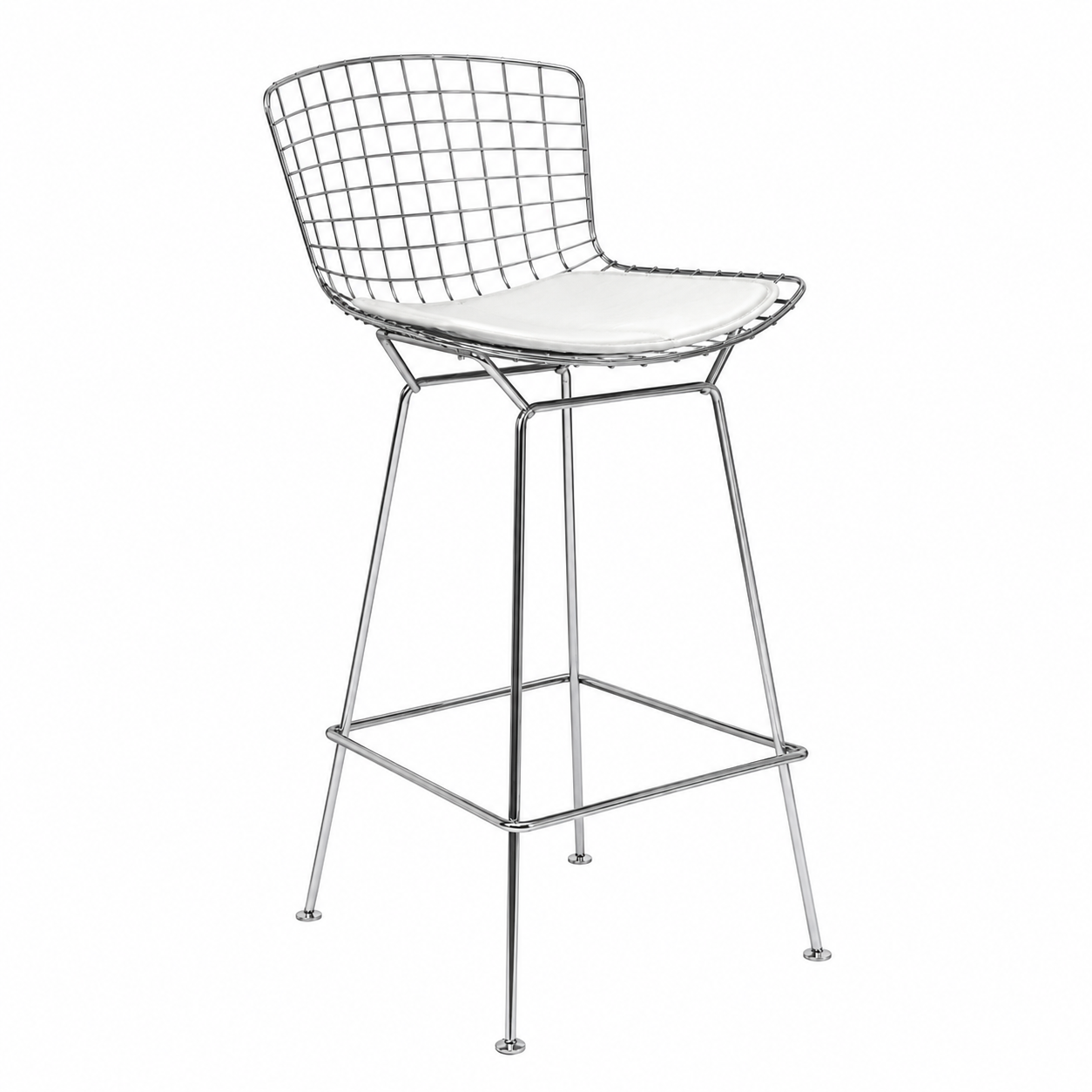 TABURETE BERTOIA CUERO