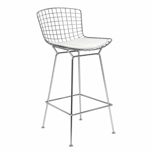 TABURETE BERTOIA CUERO