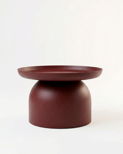 MESA DOMO BAJA BORDÓ