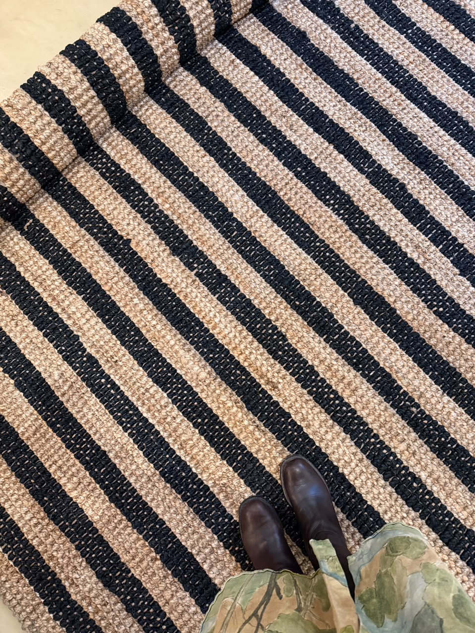 BOUCLÉ STRIPES 100% YUTE
