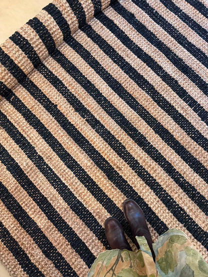 BOUCLÉ STRIPES 100% YUTE
